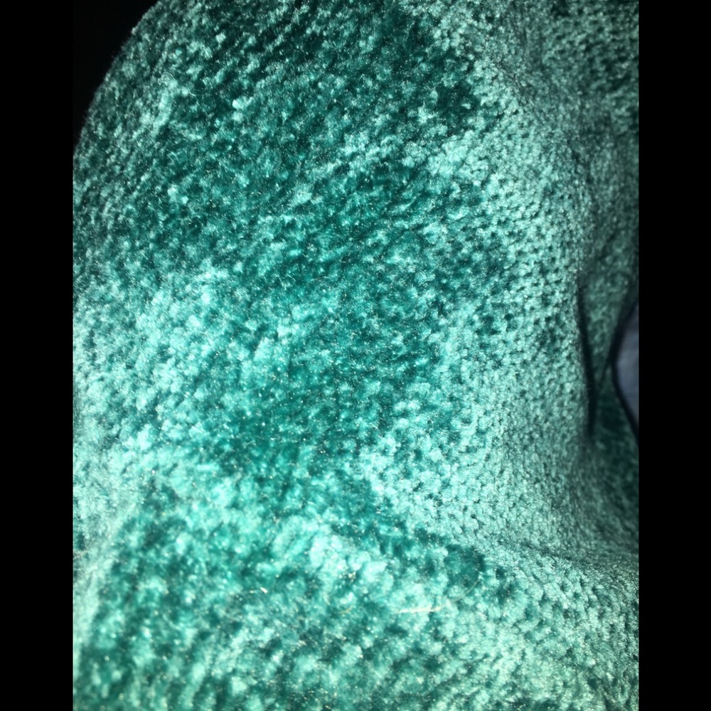 Macy’s Teal chenille sweater